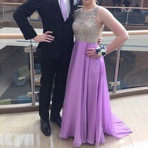 Lilac Purple Prom Dress